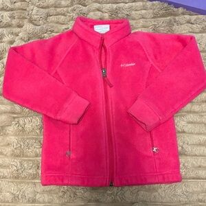 Columbia Kids' Bright Pink Fleece Jacket